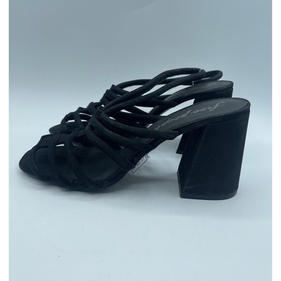 FREE PEOPLE Colette Cinched Block Heel Sandals, Black, EU39.5/US9 NWOB - Picture 11 of 16